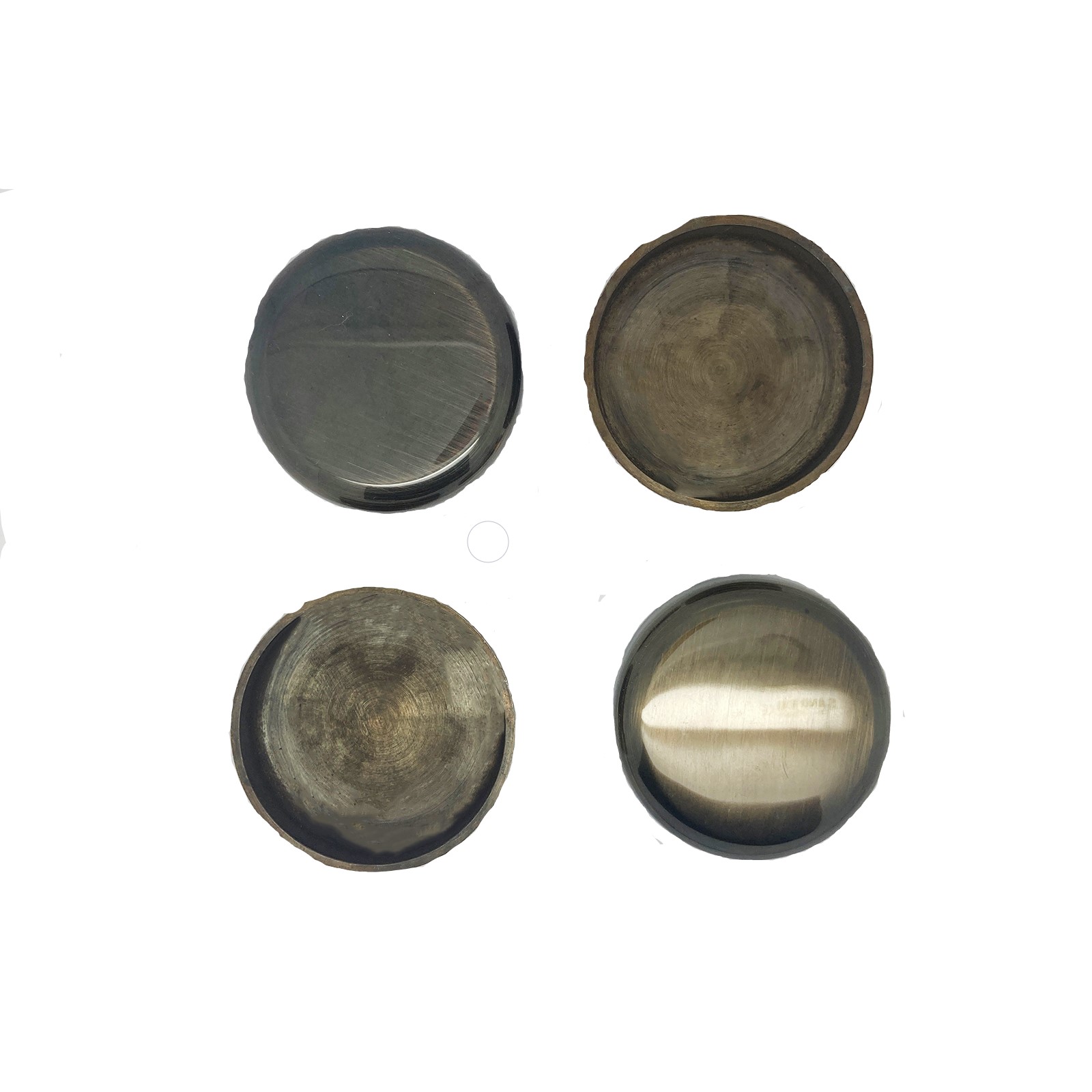 Castor Cups Antique Brass Castor Cups J A Milton